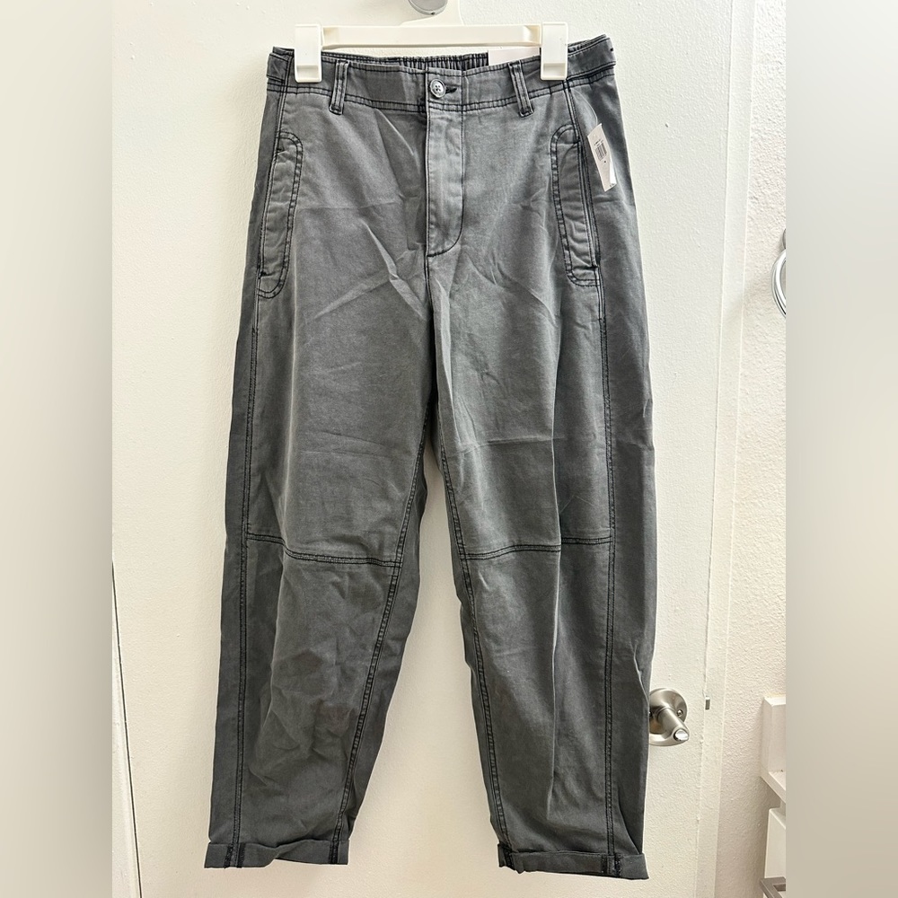 Old navy, charcoal grey cargo pants, medium